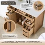 Altair Gavino 48" Free Standing Single Basin Vanity Set with Cabinet and Stone Composite Vanity Top