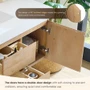 Altair Siena 48" Wall Mounted Single Basin Vanity Set with Cabinet and Engineered Stone Vanity Top