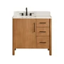 Altair Velora 36" Free Standing Single Basin Vanity Set with Cabinet and Engineered Stone Vanity Top