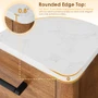 Altair Velora 72" Free Standing Double Basin Vanity Set with Cabinet and Engineered Stone Vanity Top