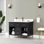 Altair Kesia 48" Free Standing Single Basin Vanity Set with Cabinet and Stone Composite Vanity Top
