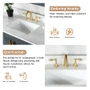 Altair Ceres 49" Engineered Stone Vanity Top with Backsplash
