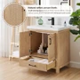 Altair Bondi 30" Free Standing Single Basin Vanity Set with Cabinet and Engineered Stone Vanity Top