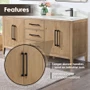 Altair Laurel 72" Double Free Standing Vanity Cabinet Only - Less Vanity Top