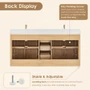 Altair Milner 72" Free Standing Double Basin Vanity Set with Cabinet and Engineered Stone Vanity Top