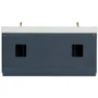 Altair Gazsi 72" Free Standing Double Basin Vanity Set with Cabinet and Stone Composite Vanity Top