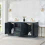 Altair Gazsi 72" Free Standing Double Basin Vanity Set with Cabinet and Stone Composite Vanity Top