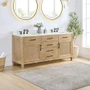 Altair Solana 72" Double Free Standing Vanity Cabinet Only - Less Vanity Top