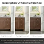 Altair Cerrito 42" Free Standing Single Basin Vanity Set with Cabinet and Engineered Stone Vanity Top