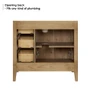 Altair Laurel 36" Single Free Standing Vanity Cabinet Only - Less Vanity Top