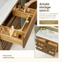 Altair Navan 48" Free Standing Single Basin Vanity Set with Cabinet and Engineered Stone Vanity Top