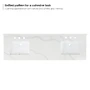 Altair Arbios 72" Quartz Vanity Top with Backsplash