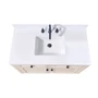 Altair Andalo 43" Engineered Stone Vanity Top with Backsplash