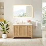 Altair Milner 48" Free Standing Single Basin Vanity Set with Cabinet and Engineered Stone Vanity Top