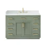 Altair Ivy 48" Free Standing Single Basin Vanity Set with Cabinet and Engineered Stone Vanity Top