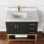 Altair Wildy 36" Free Standing Single Basin Vanity Set with Cabinet and Stone Composite Vanity Top
