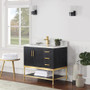 Altair Wildy 36" Free Standing Single Basin Vanity Set with Cabinet and Stone Composite Vanity Top