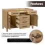 Altair Solana 48" Single Free Standing Vanity Cabinet Only - Less Vanity Top