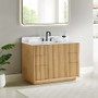 Altair Clayton 48" Free Standing Single Basin Vanity Set with Cabinet and Engineered Stone Vanity Top
