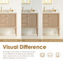 Altair Blaise 72" Free Standing or Wall Mounted Double Basin Vanity Set with Cabinet and Engineered Stone Vanity Top