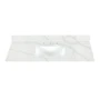 Altair Arbios 48" Quartz Vanity Top with Backsplash