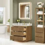 Altair Navan 36" Free Standing Single Basin Vanity Set with Cabinet and Engineered Stone Vanity Top
