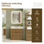 Altair Navan 36" Free Standing Single Basin Vanity Set with Cabinet and Engineered Stone Vanity Top