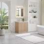 Altair Barnett 36" Free Standing Single Basin Vanity Set with Cabinet and Engineered Stone Vanity Top