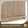 Altair Barnett 60" Free Standing Double Basin Vanity Set with Cabinet and Engineered Stone Vanity Top