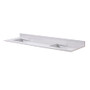 Altair Frosinone 73" Engineered Stone Vanity Top with Backsplash and Faucet Hole for Single Hole Faucet