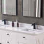 Altair Frosinone 73" Engineered Stone Vanity Top with Backsplash and Faucet Hole for Single Hole Faucet