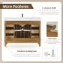 Altair Clara 48" Free Standing Single Basin Vanity Set with Cabinet and Quartz Vanity Top