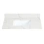Altair Arbios 36" Quartz Vanity Top with Backsplash