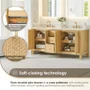 Altair Cedar 72" Free Standing Double Basin Vanity Set with Cabinet, Engineered Stone Vanity Top, and Frameless Mirror