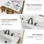 Altair Clara 60" Free Standing Double Basin Vanity Set with Cabinet and Quartz Vanity Top