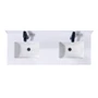 Altair Caorle 61" Engineered Stone Vanity Top with Backsplash