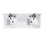 Altair Trento 61" Engineered Stone Vanity Top with Backsplash