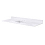 Altair Andalo 61" Engineered Stone Vanity Top with Backsplash