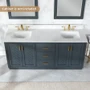 Altair Ceres 73" Engineered Stone Vanity Top with Backsplash