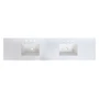Altair Caorle 84" Engineered Stone Vanity Top with Backsplash and Sidesplash