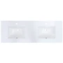 Altair Viterbo 61" Engineered Stone Double Basin Vanity Top with Backsplash