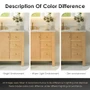 Altair Cedar 60" Free Standing Double Basin Vanity Set with Cabinet, Engineered Stone Vanity Top, and Frameless Mirror
