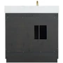 Altair Gazsi 36" Free Standing Single Basin Vanity Set with Cabinet and Stone Composite Vanity Top