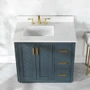 Altair Gazsi 36" Free Standing Single Basin Vanity Set with Cabinet and Stone Composite Vanity Top