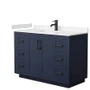 Wyndham Collection Miranda 48" Free Standing Single Basin Vanity Set with Cabinet and Cultured Marble Vanity Top