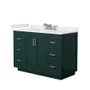 Wyndham Collection Miranda 48" Free Standing Single Basin Vanity Set with Cabinet and Quartz Vanity Top