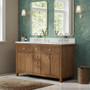 Wyndham Collection Rian 60" Free Standing Double Basin Vanity Set with Cabinet and Quartz Vanity Top