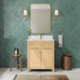 Wyndham Collection Rian 30" Free Standing Single Basin Vanity Set with Cabinet and Quartz Vanity Top