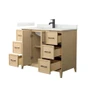 Wyndham Collection Elan 42" Free Standing Single Basin Vanity Set with Cabinet and Quartz Vanity Top