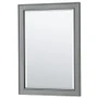Wyndham Collection Deborah 60" Free Standing Double Basin Vanity Set with Cabinet, Quartz Vanity Top, and Framed Mirror